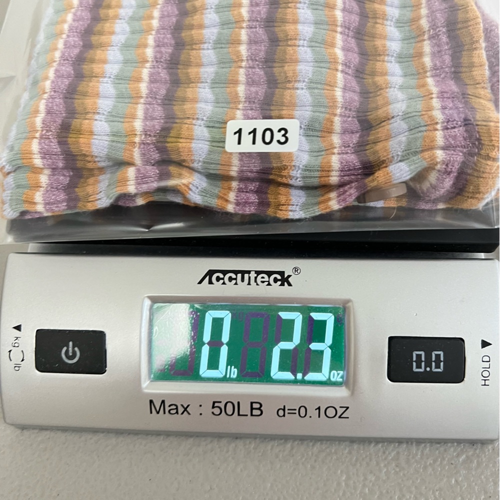 American Eagle Ribbed Tube Top Size Medium Multicolor Stripes Summer Festival - Picture 11 of 11